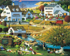 美国画家 Charles Wysocki 绘画作品