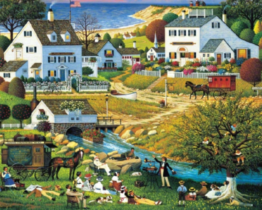 美国画家 Charles Wysocki 绘画作品